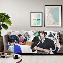 Load image into Gallery viewer, Black Butler Sherpa Blanket
