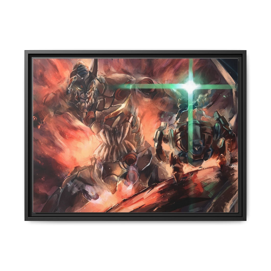 Tengen Toppa Gurren Lagann Canvas Framed Art Print