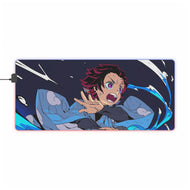 Tanjiro Kamado RGB LED Mouse Pad (Desk Mat)