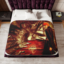 Load image into Gallery viewer, Ichigo Kurosaki (Bleach) Sherpa Blanket
