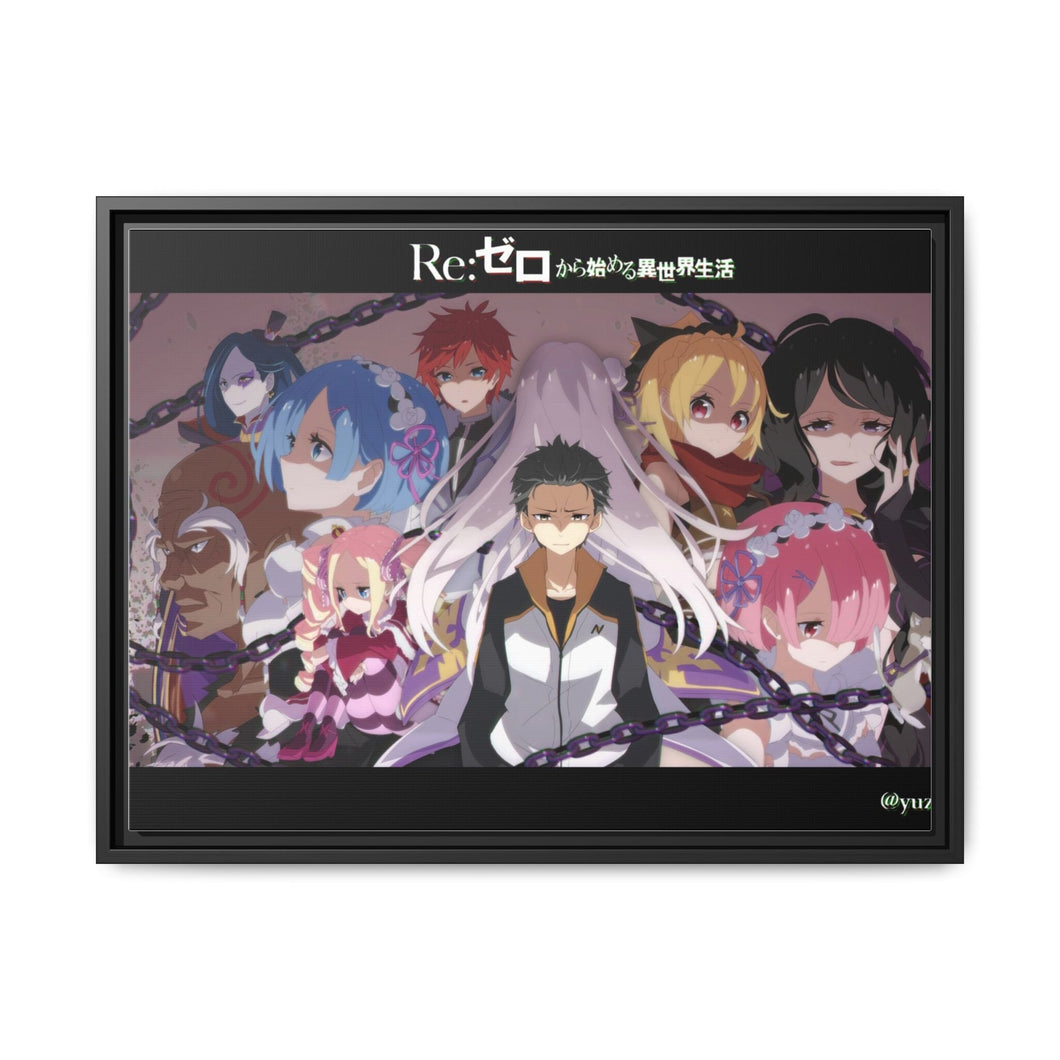 Anime Re:ZERO -Starting Life in Another World- Canvas Framed Art Print