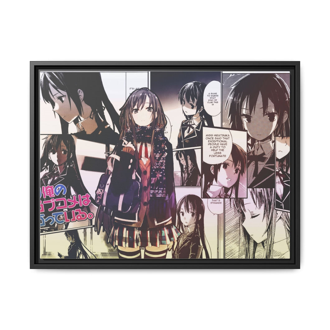 Anime My Teen Romantic Comedy SNAFU Canvas Framed Art Print