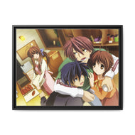 Clannad Tomoya Okazaki, Nagisa Furukawa, Akio Furukawa, Sanae Furukawa Canvas Framed Art Print