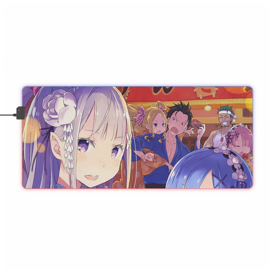 Anime Re:ZERO -Starting Life in Another World- RGB LED Mouse Pad (Desk Mat)