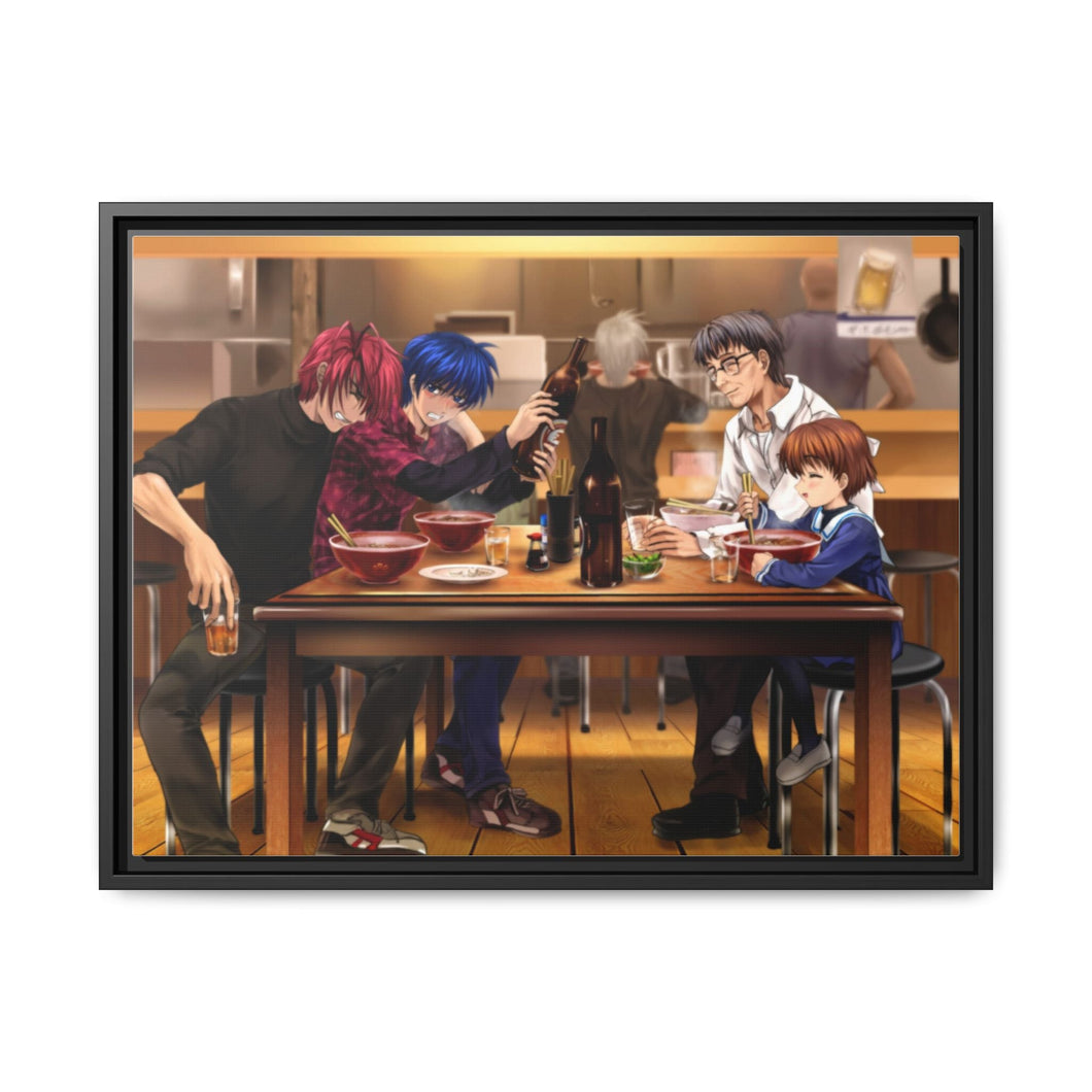 Anime Clannad Canvas Framed Art Print