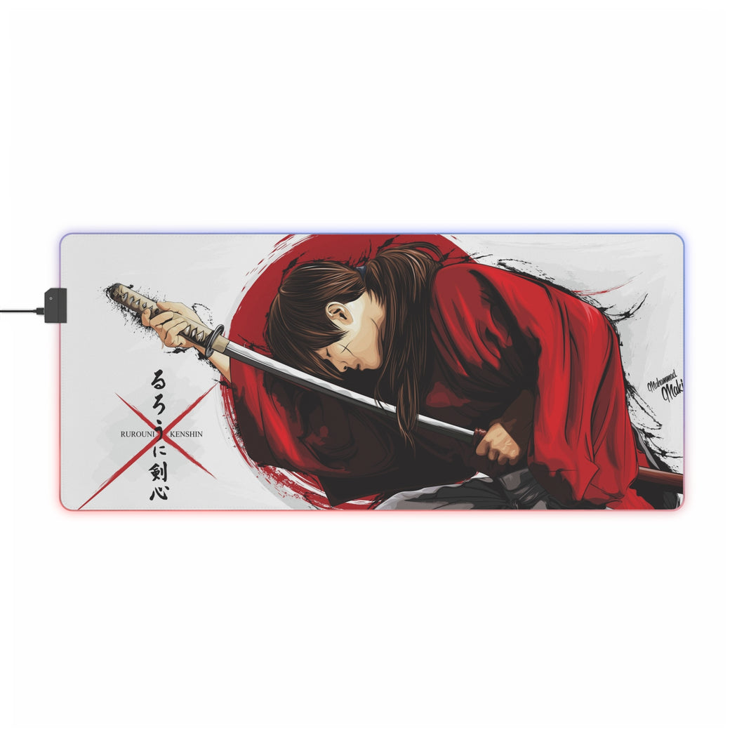 Anime Rurouni Kenshin RGB LED Mouse Pad (Desk Mat)