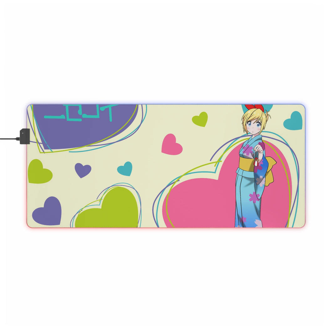 Nisekoi Chitoge Kirisaki RGB LED Mouse Pad (Desk Mat)