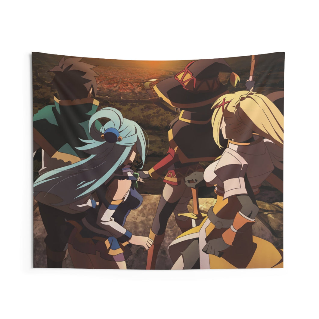 KonoSuba - God’s blessing on this wonderful world!! Indoor Wall Tapestry