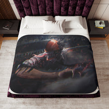 Load image into Gallery viewer, Anime Chainsaw Man Sherpa Blanket

