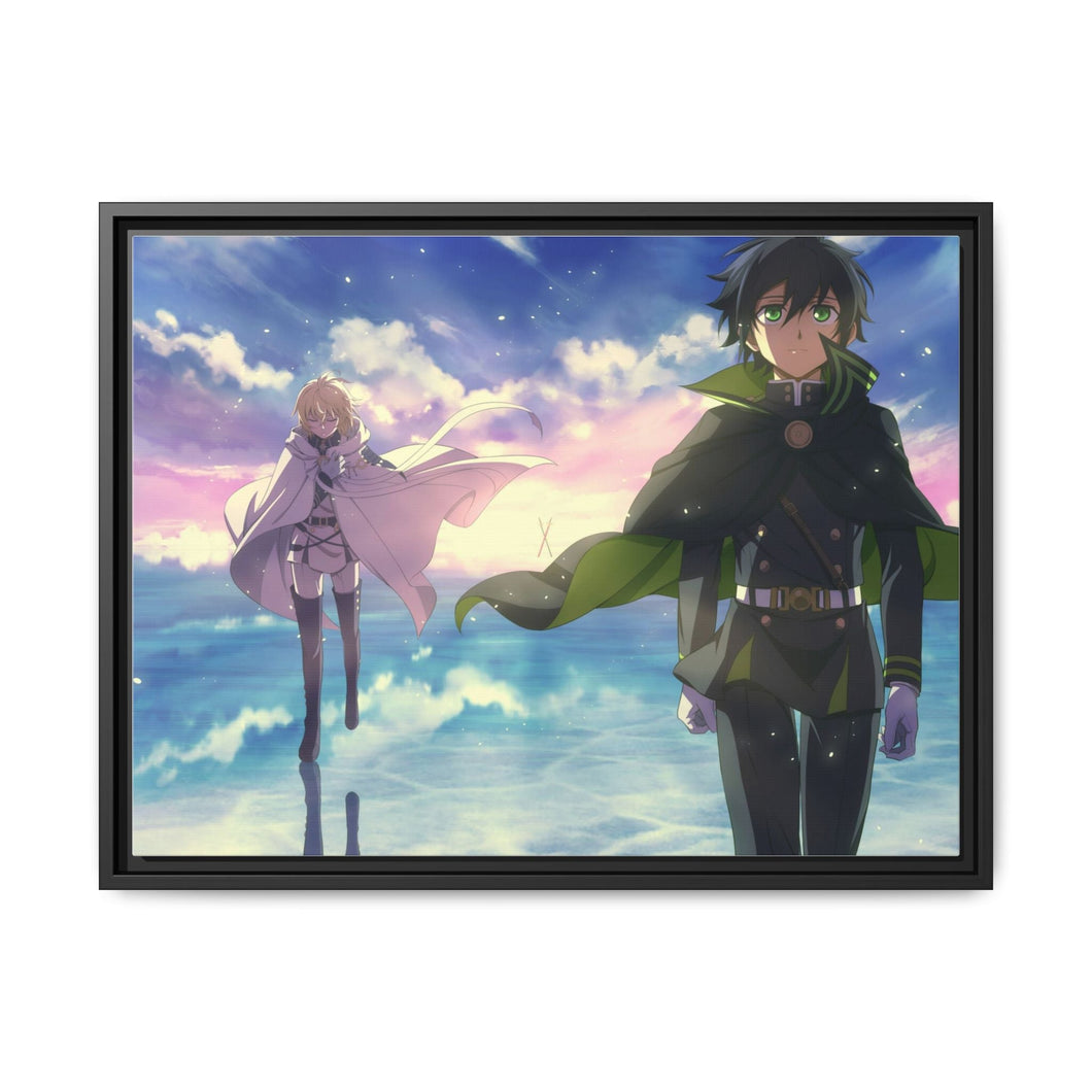 Anime Seraph of the End Canvas Framed Art Print