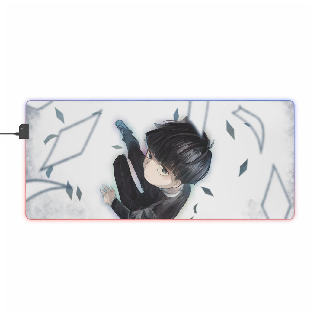 Mob Psycho 100 Shigeo Kageyama RGB LED Mouse Pad (Desk Mat)