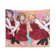 Hidamari Sketch Indoor Wall Tapestry