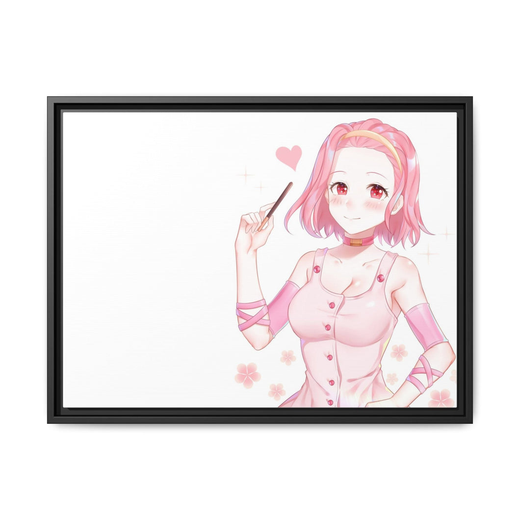 Reimi Sugimoto / Diamond is Unbreakable Canvas Framed Art Print