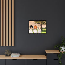Load image into Gallery viewer, The Promised Neverland Ray, Norman, Emma Canvas Framed Art Print
