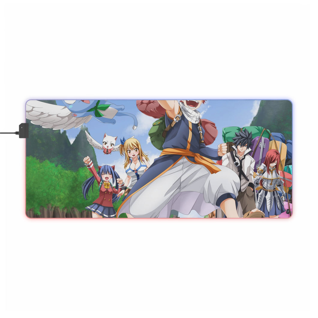 Natsu Dragneel RGB LED Mouse Pad (Desk Mat)