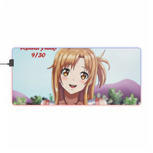 Load image into Gallery viewer, Sword Art Online Asuna Yuuki RGB LED Mouse Pad (Desk Mat)
