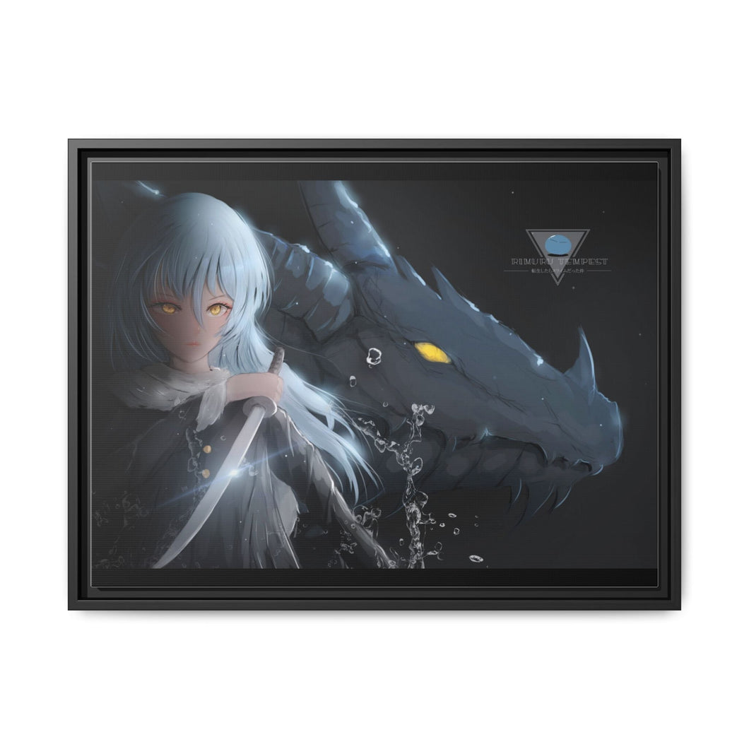 Anime That Time I Got Reincarnated as a Slime Canvas Framed Art Print