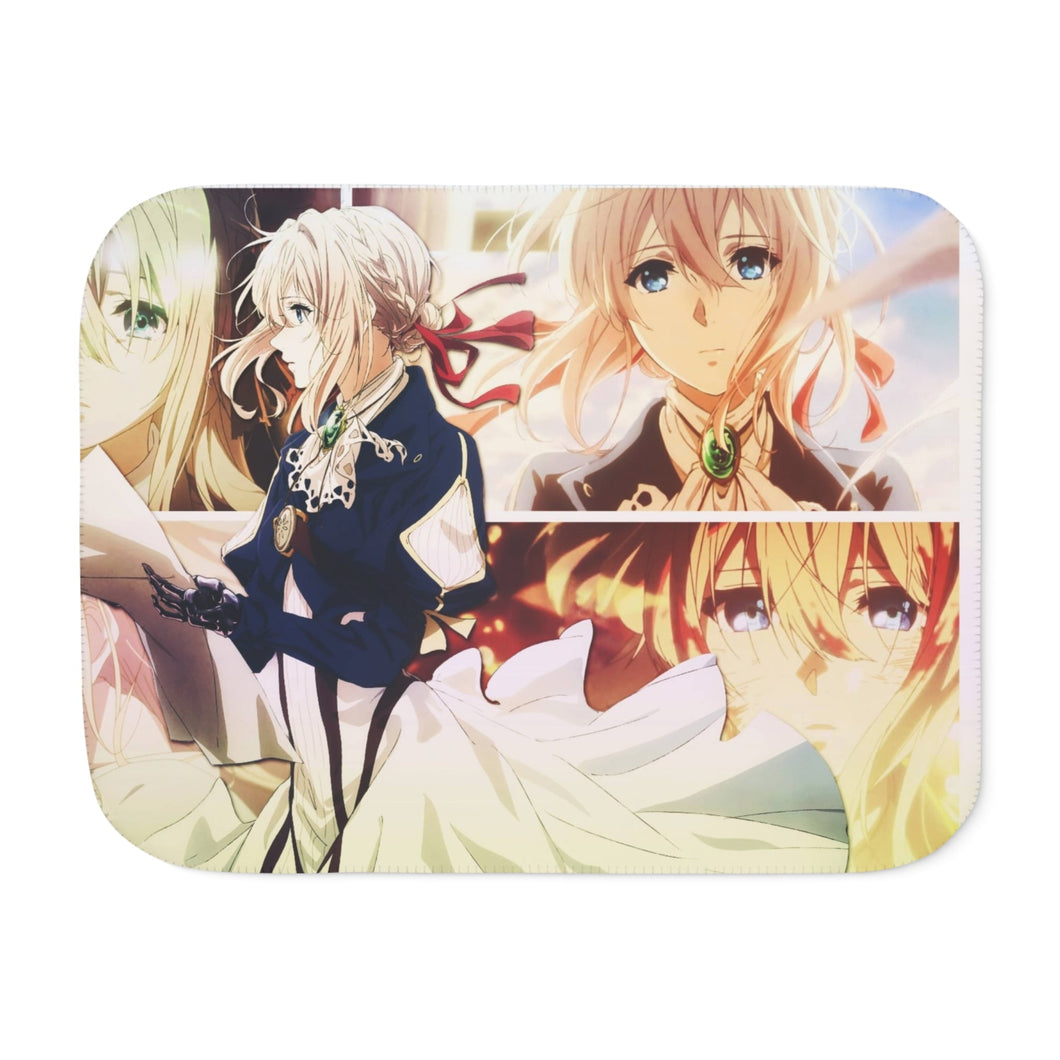 Violet Evergarden Sherpa Blanket