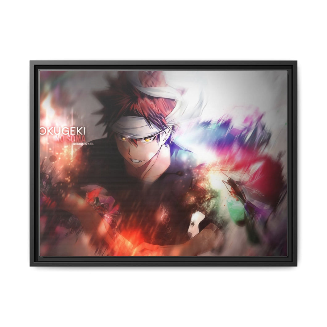 Food Wars: Shokugeki no Soma Canvas Framed Art Print