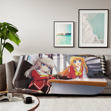 Load image into Gallery viewer, Charlotte Nao Tomori, Yusa Kurobane Sherpa Blanket
