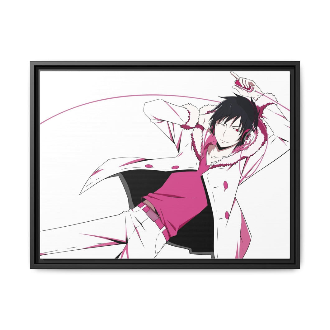 Durarara!! Izaya Orihara Canvas Framed Art Print