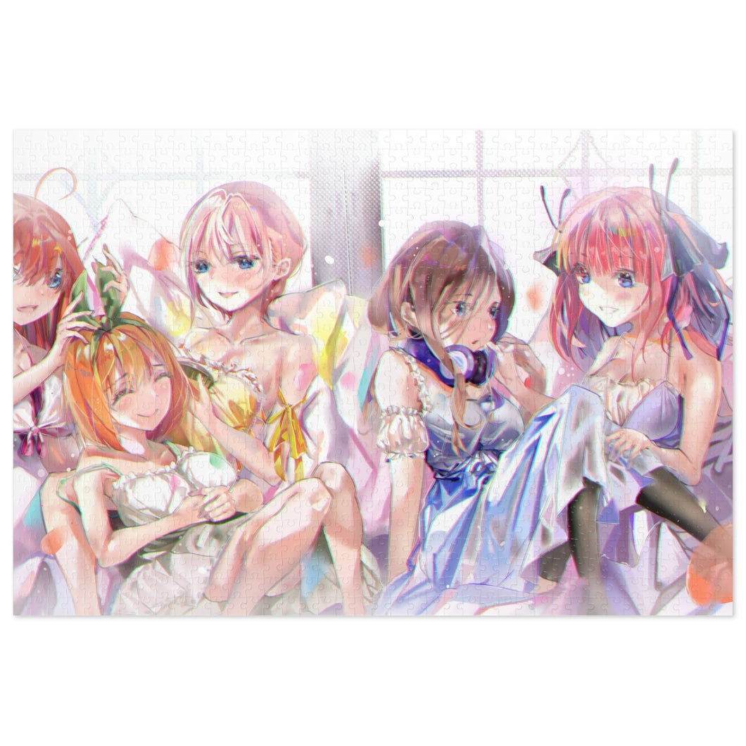 The Quintessential Quintuplets Miku Nakano, Itsuki Nakano, Nino Nakano, Yotsuba Nakano, Ichika Nakano Jigsaw Puzzle