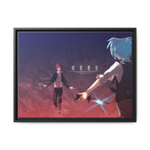 Load image into Gallery viewer, Karma Akabane VS Nagisa Shiota fight Canvas Framed Art Print
