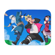 Load image into Gallery viewer, Boruto&#39;s Team Sherpa Blanket
