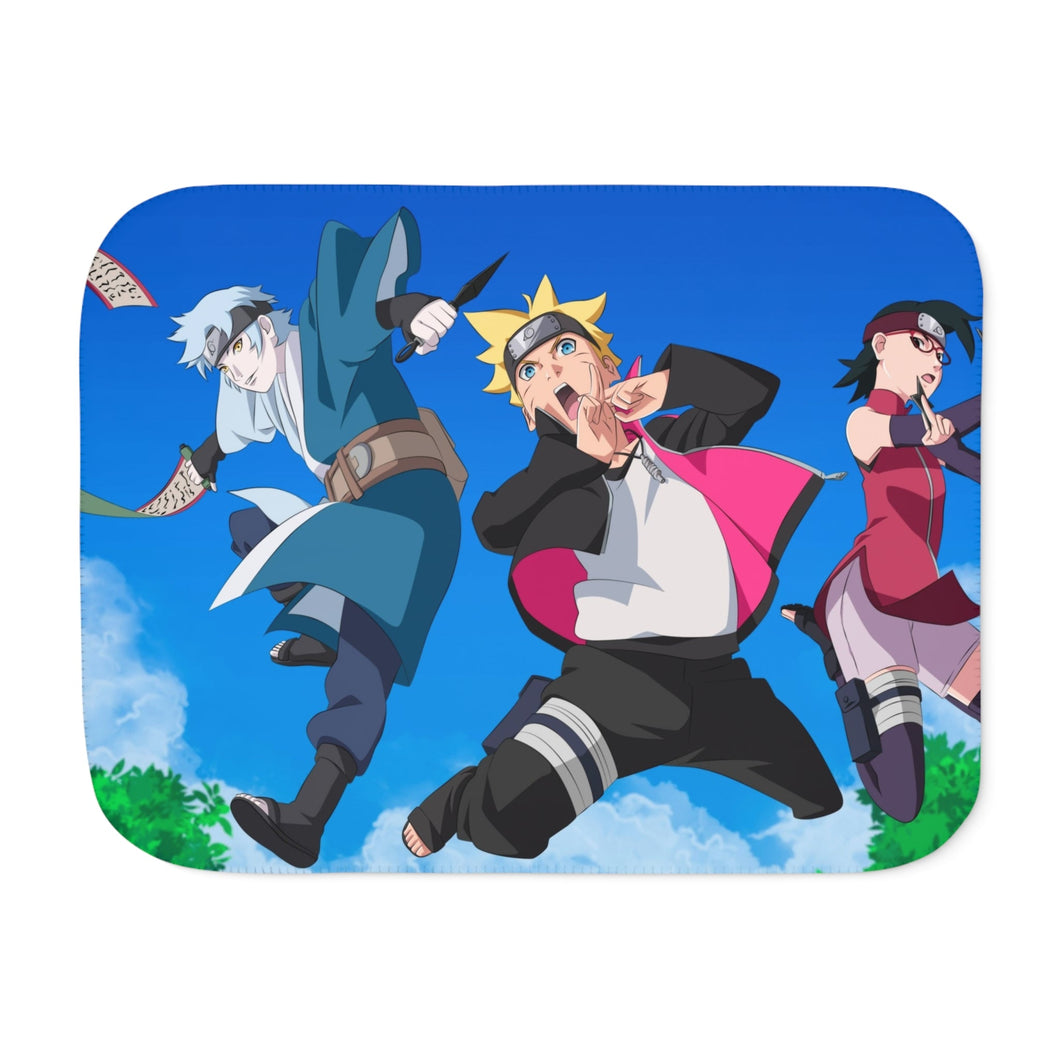Boruto's Team Sherpa Blanket