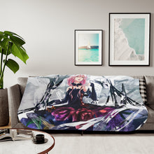 Load image into Gallery viewer, Anime Guilty Crown Sherpa Blanket
