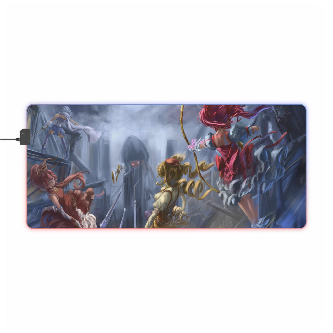 Puella Magi Madoka Magica RGB LED Mouse Pad (Desk Mat)