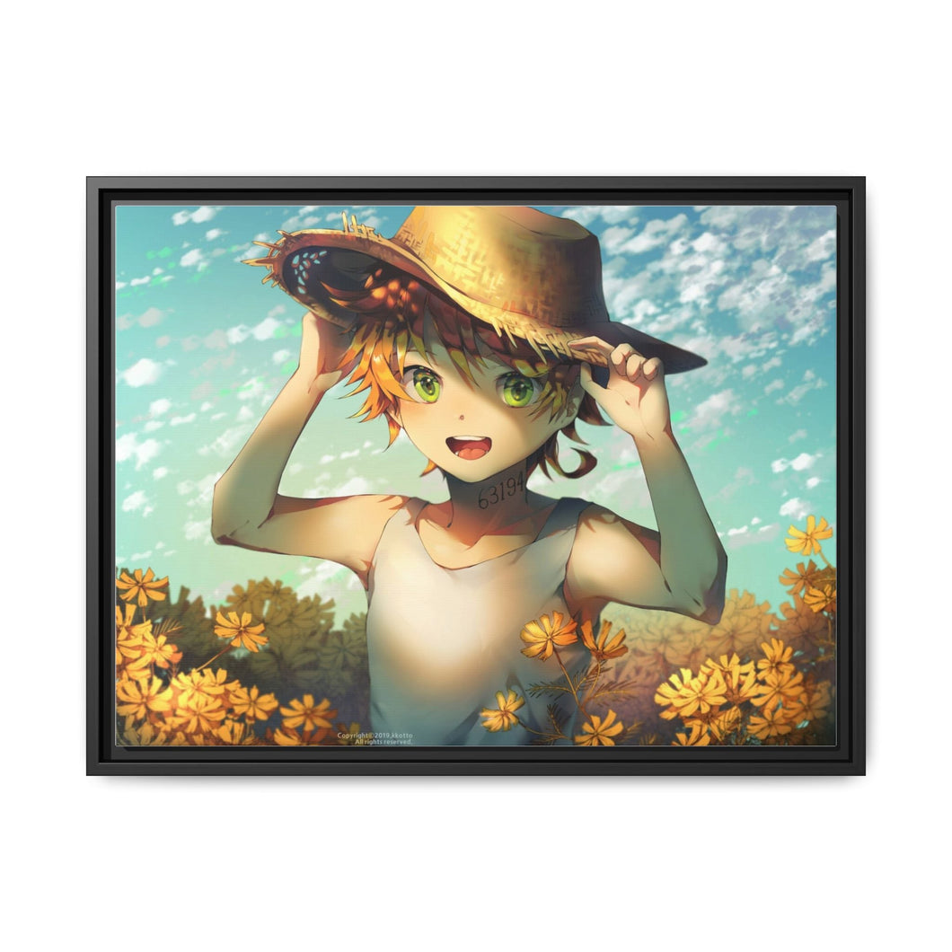 The Promised Neverland Emma Canvas Framed Art Print