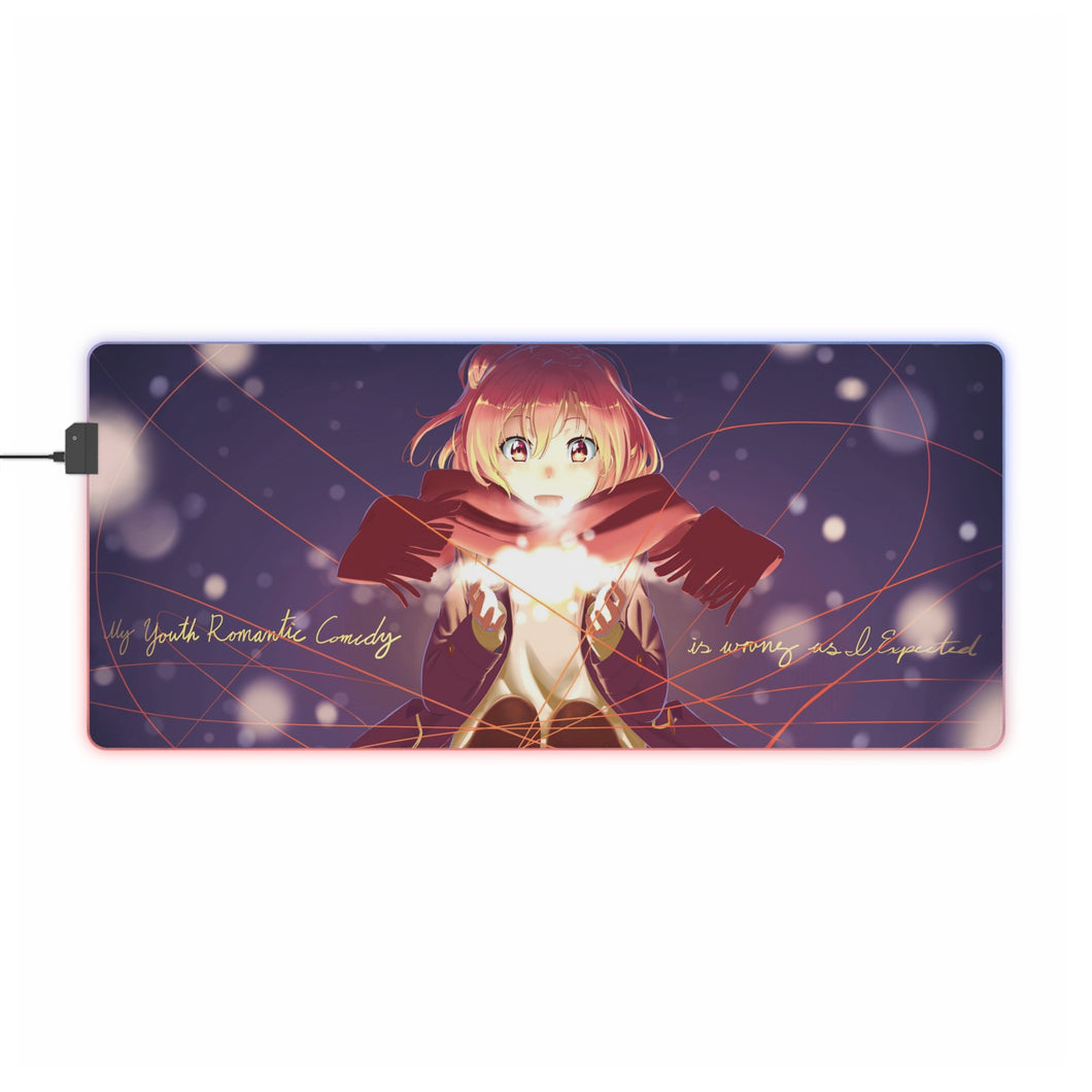 My Teen Romantic Comedy SNAFU Yui Yuigahama RGB LED Mouse Pad (Desk Mat)