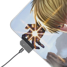 Load image into Gallery viewer, Genos and Saitama RGB LED Mouse Pad (Desk Mat)
