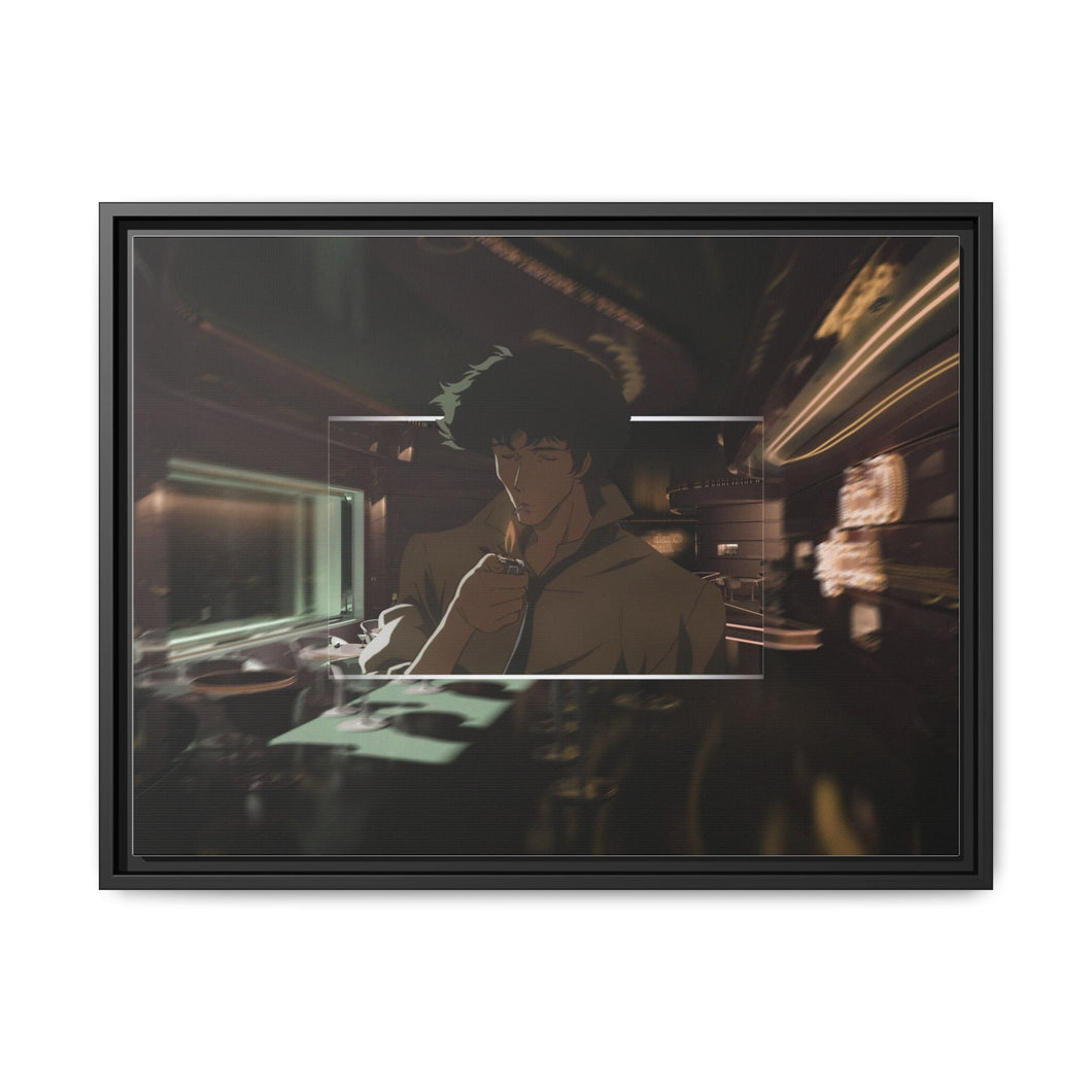 Spike Spiegel Canvas Framed Art Print