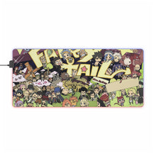 Load image into Gallery viewer, Fairy Tail Natsu Dragneel, Erza Scarlet, Gray Fullbuster, Lucy Heartfilia, Happy RGB LED Mouse Pad (Desk Mat)
