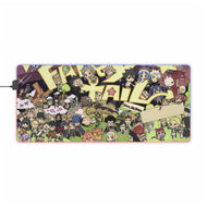 Fairy Tail Natsu Dragneel, Erza Scarlet, Gray Fullbuster, Lucy Heartfilia, Happy RGB LED Mouse Pad (Desk Mat)