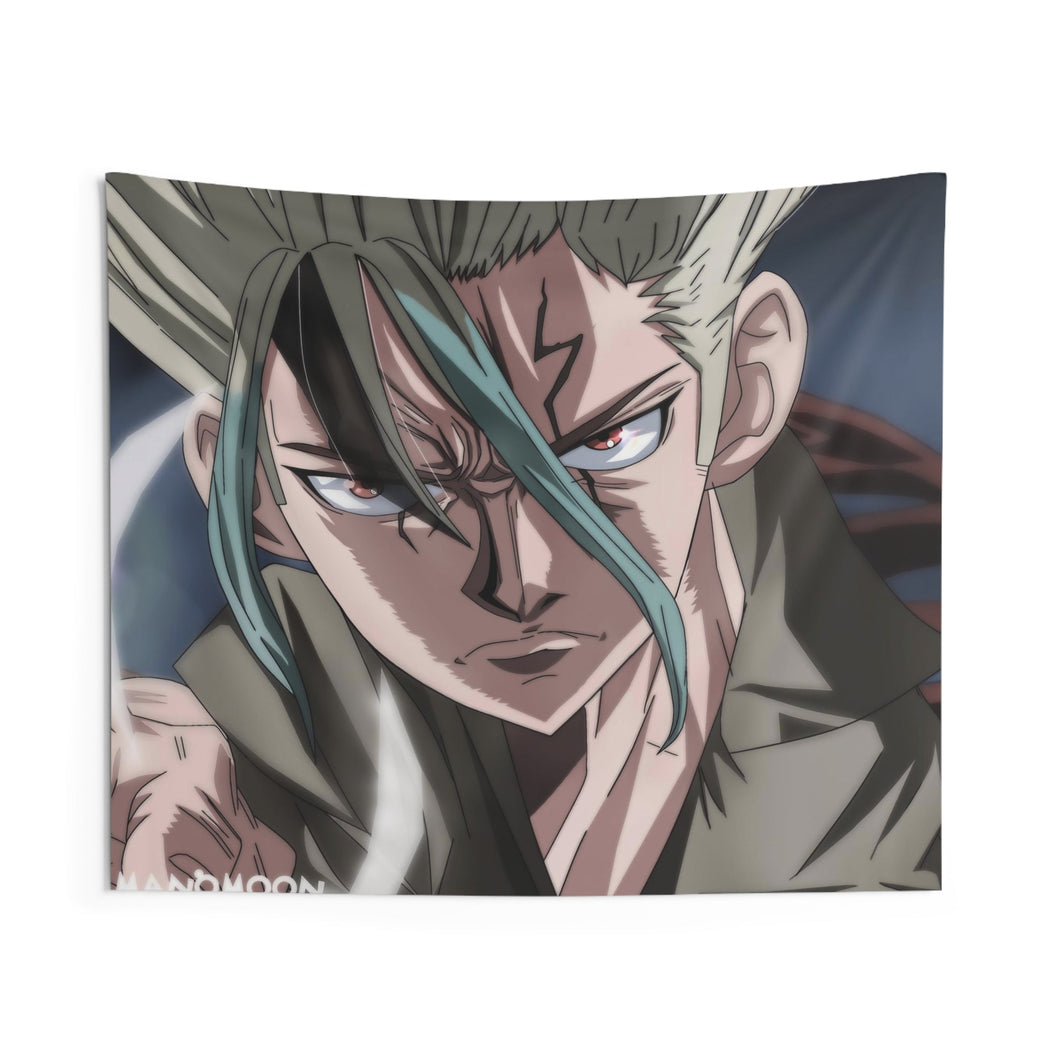 Dr. Stone Indoor Wall Tapestry