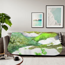Load image into Gallery viewer, Grass Sherpa Blanket
