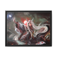 Kaguya Ōtsutsuki's power release Canvas Framed Art Print
