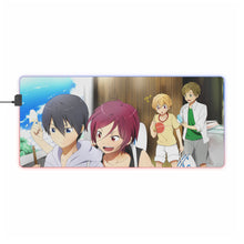 Load image into Gallery viewer, Free! Rin Matsuoka, Makoto Tachibana, Haruka Nanase, Nagisa Hazuki RGB LED Mouse Pad (Desk Mat)

