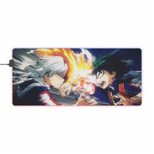 Load image into Gallery viewer, Izuku VS Shoto RGB LED Mouse Pad (Desk Mat)
