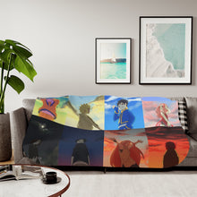 Load image into Gallery viewer, Anime Naruto Sherpa Blanket
