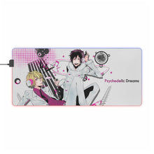 Load image into Gallery viewer, Durarara!! Izaya Orihara, Shizuo Heiwajima RGB LED Mouse Pad (Desk Mat)
