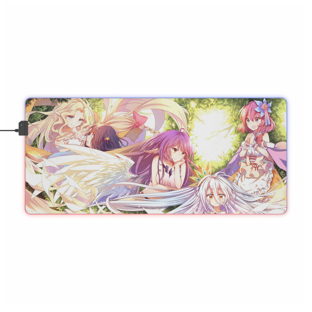Shiro (No Game No Life) RGB LED Mouse Pad (Desk Mat)