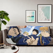 Load image into Gallery viewer, Anime FullMetal Alchemist Sherpa Blanket
