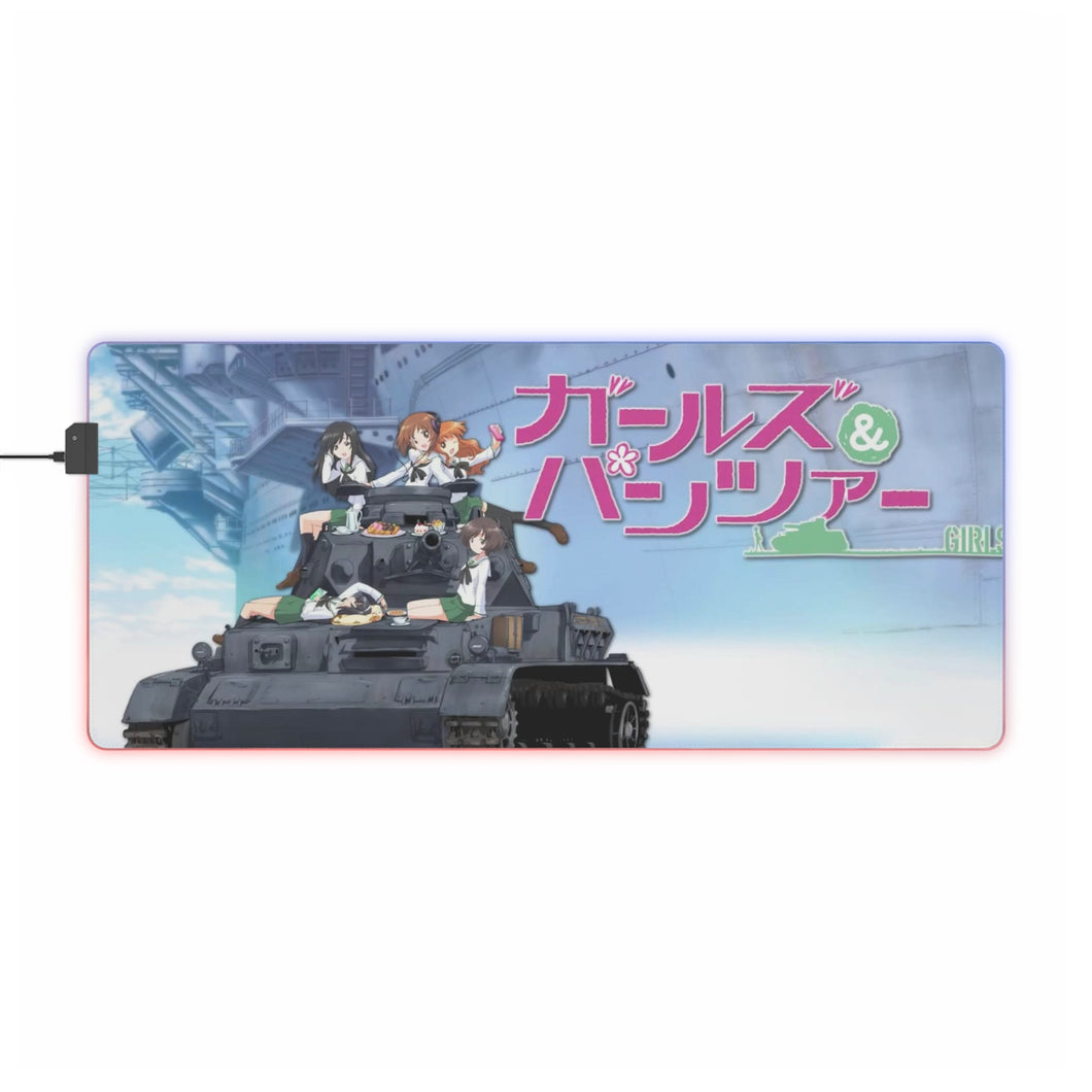 Girls und Panzer RGB LED Mouse Pad (Desk Mat)