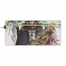Load image into Gallery viewer, Code Geass Suzaku Kururugi, Nunnally Lamperouge RGB LED Mouse Pad (Desk Mat)
