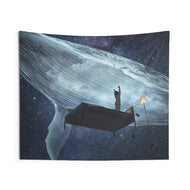 Flying With Fantasy Indoor Wall Tapestry