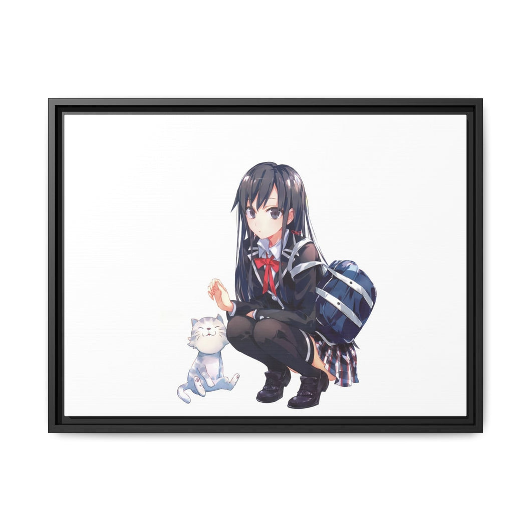 My Teen Romantic Comedy SNAFU Yukino Yukinoshita Canvas Framed Art Print